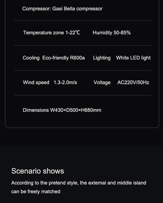 Frigorífico de hotel de 168L com zona de temperatura única de 160W Forro de porta de aço inoxidável