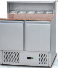 Contagem refrigerada para salada com 220V/50Hz 2-8°C Faixa de temperatura
