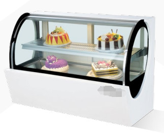 Base de mármore MINI Vitrine de bolo Equipamento de refrigeração Prato 1