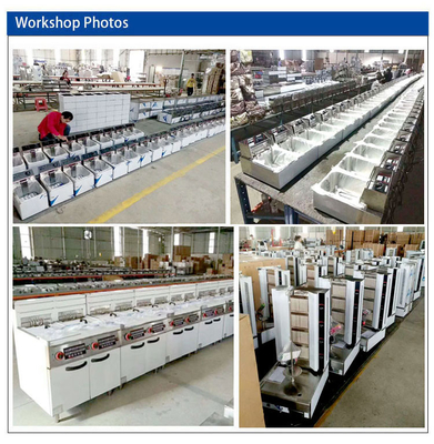 225kg Forno de Grelha de Gás Pesado 27Kw Equipamento de cozinha de fast food / Equipamento de cozinha - GH-999A