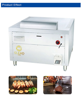 Equipamento comercial de processamento de carne de 1200x800x850 mm com 10 kW de potência