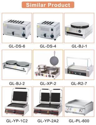 10kw de gás japonês Teppanyaki GPL/2800Pa Equipamento de cozinha de cozinha com 270kg de peso