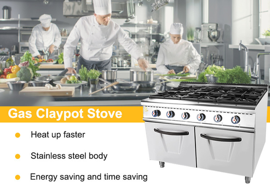 Máquina de cozinha comercial de válvula de gás GLP 43,8KW NG 50,3KW