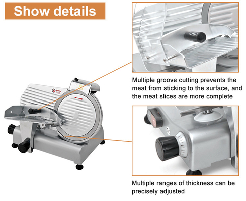 GL-MS250ST Cortador de carne 153kg Equipamento de cozinha de restaurante com 16,5KW de potência