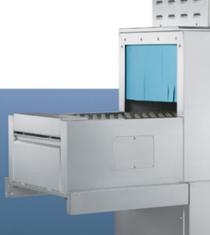 Eficiência de aço inoxidável SS304 6.7KW Lava-louças tipo voo para hotéis comerciais