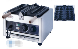 Fabricante de Waffles Elétrico 1.6KW 220-240V Equipamento de Forno Comercial para Waffles Perfectamente Castanhos