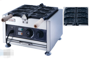 Controle de temperatura preciso 1.6KW Equipamento de panificação comercial para waffles perfeitamente crocantes