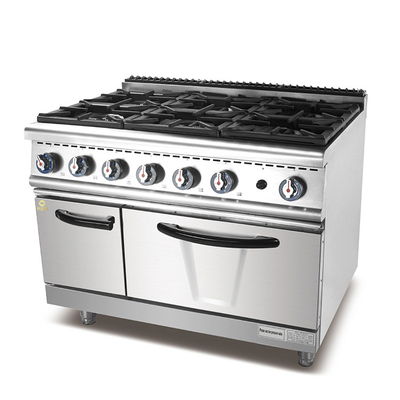 Equipamento comercial de cozinha a gás com controlo de temperatura preciso para restaurantes, cozinhas e serviços de restauração