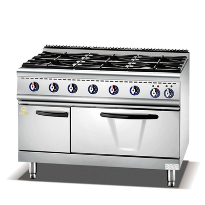 Máquina de cozinhar comercial a gás com regulagem de temperatura ajustável para cozinha de restaurante