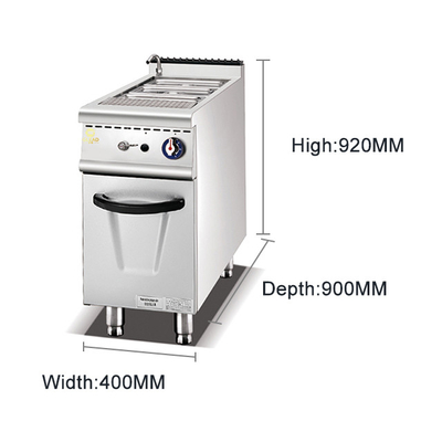 Equipamento de cozinha comercial com regulação de temperatura 22 kW válvula de gás para GPL/GNL