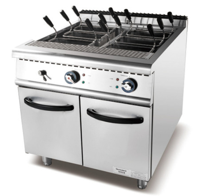 Equipamento de cozinha de cozinha de carga de 100 kg com painel de controlo mecânico e acabamento de prata