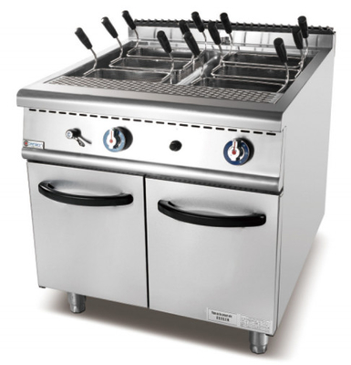 Equipamento de cozinha de cozinha de carga de 100 kg com painel de controlo mecânico e acabamento de prata