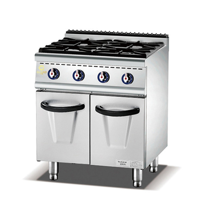 4pcs Burns Equipamento Hoteleiro Comercial 800*708* 850 100 GLP/GNL Potência 3,5kw×2 /5kw×2