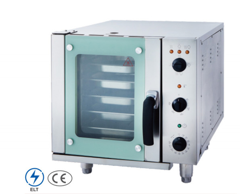 Forno a vapor de aço inoxidável elétrico com temperatura ajustável e altura da camada de 67 mm
