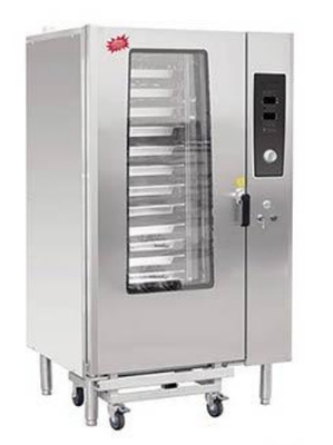 Forno a vapor de torrefação de aço inoxidável em camadas para cozinhar cozinha de prata