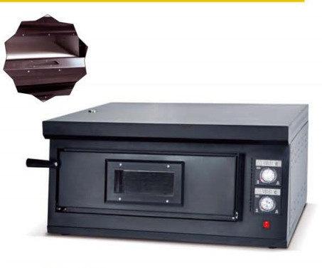 Forno de pizza de aço inoxidável comercial com controle de temperatura preciso