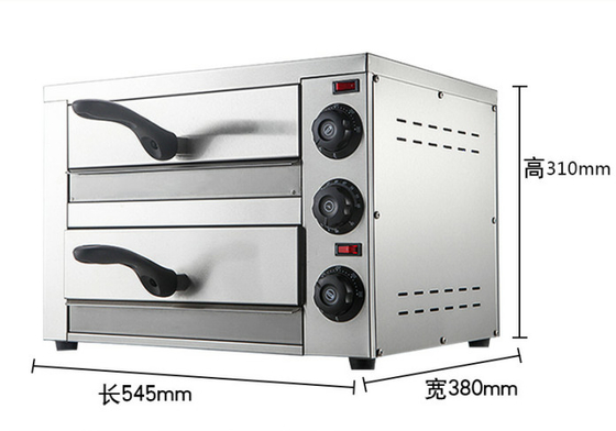 Equipamento de cozinha de aço inoxidável multifuncional Temperatura 50-300C Pizza de cozimento Prata [Booleano]