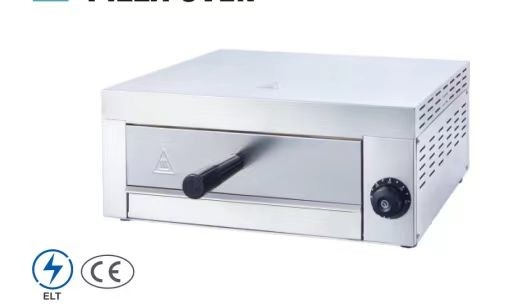 Forno de aço inoxidável Temperatura 50-300C para assar pizzas Painel de controle mecânico Equipamento de cozinha