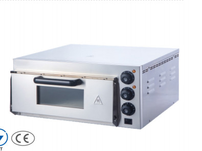 Forno de aço inoxidável Temperatura 50-300C para assar pizzas Painel de controle mecânico Equipamento de cozinha