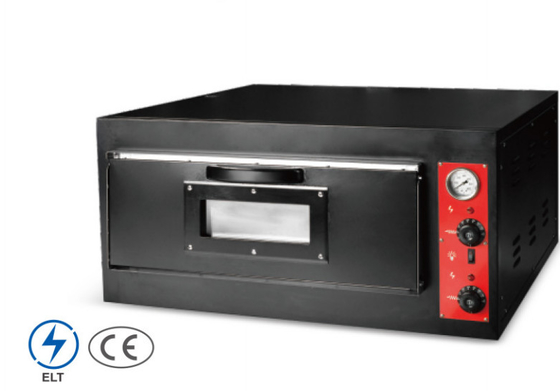 Forno de cozinha de pizza de aço inoxidável prateado 220V-240V com controle de temperatura de 50-300 ° C