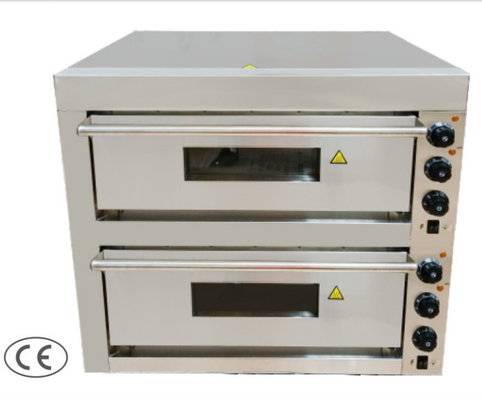 Forno de cozinha de pizza de aço inoxidável prateado 220V-240V com controle de temperatura de 50-300 ° C