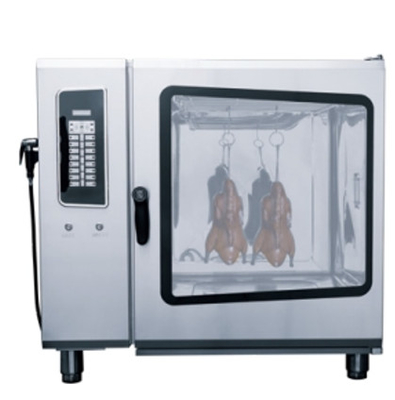 Forno de cozinha de aço inoxidável de prata Temperatura 0-350C para assar e assar
