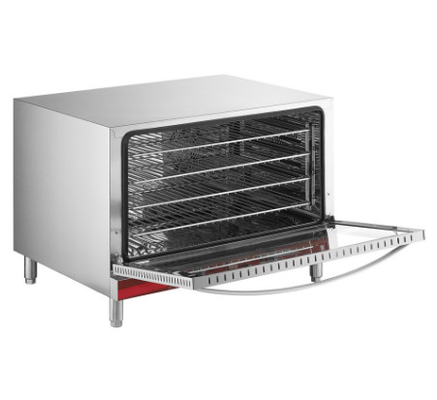 Painel de controlo digital Forno convencional de aço inoxidável para assar alimentos a 0-350°C