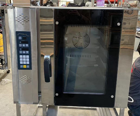 Painel de controlo digital Forno convencional de aço inoxidável para assar alimentos a 0-350°C