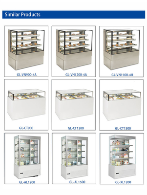 Equipamento de refrigeração industrial ventilado de 1650W com ciclo inverso de descongelamento para temperaturas de -16°C a -18°C