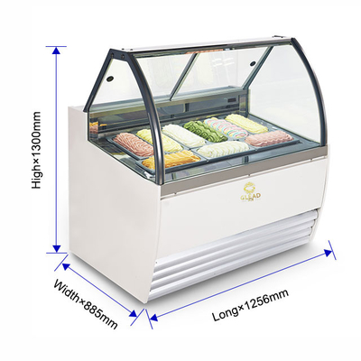 Equipamento de refrigeração industrial ventilado com potência de 1050 W para temperaturas de -16°C a -18°C