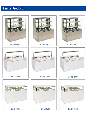 Unidade de refrigeração ventilada de descongelamento de ciclo inverso 220-240V/1PH/50HZ com 18 panelas italianas