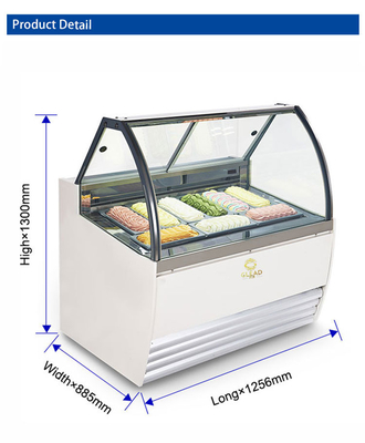 Unidade de refrigeração ventilada de descongelamento de ciclo inverso 220-240V/1PH/50HZ com 18 panelas italianas