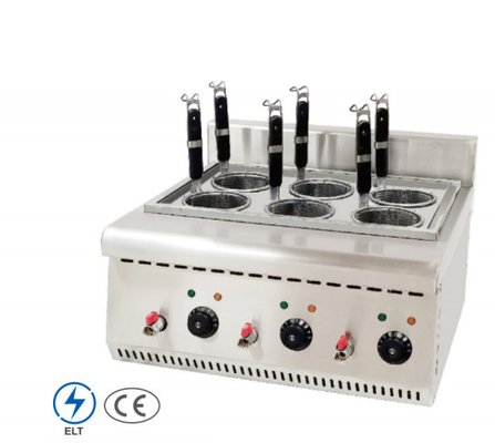Máquina de cozinhar macarrão de aço inoxidável profissional com controle de temperatura preciso e ecrã digital