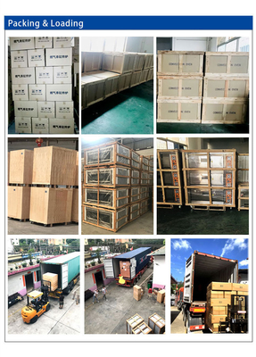 Unidades de armazenamento frio industrial ventiladas / unidades de refrigeração industrial com vitrine inteligente de sorvete Gelato
