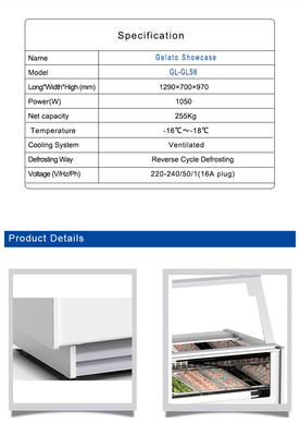 Unidade de refrigeração industrial ventilada de 1050W para faixa de temperatura de -16°C a -18°C