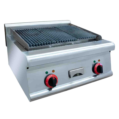 220V-240V Painel de controle digital de ferro Grelha de cozinha Temperatura ajustável 500-700 graus Prata Branco