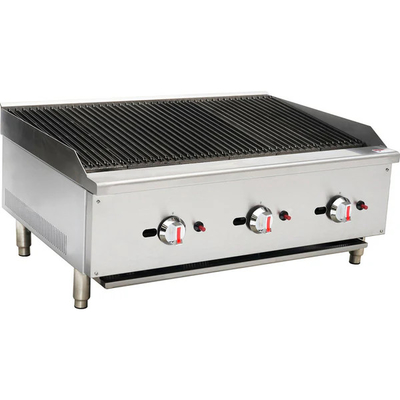 500-700 graus Prata e Branco Forno de Grelha de Cozinha Para Grelhar Alimentos Precisos