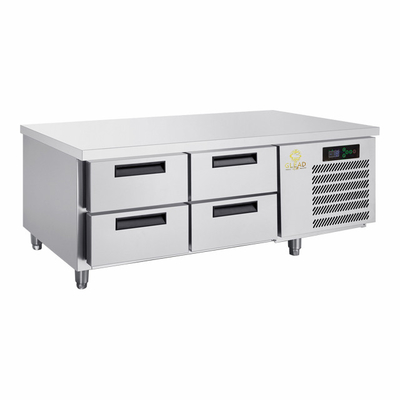 Armazenamento a frio industrial / Unidades de refrigeração industrial 220V 2N-50HZ Freezer de mesa de trabalho arrefecido a ar com potência de 410W