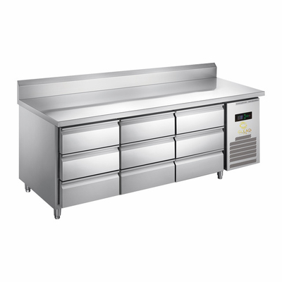 Eficiência Equipamento de refrigeração industrial Bancos de trabalho refrigerados a ar Unidade congeladora com modos de refrigeração duplos