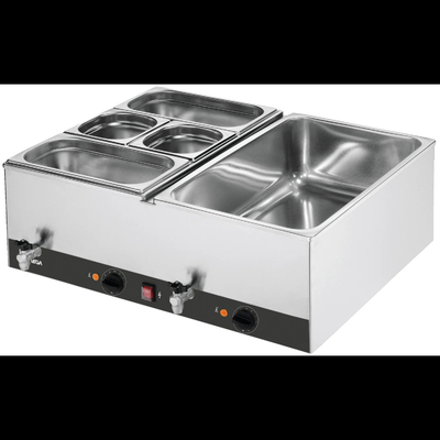 Equipamento de cozinha elétrico de aço inoxidável Prata 220-240v 50hz Controle de temperatura.