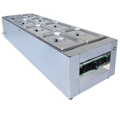 Equipamento de cozinha elétrico de aço inoxidável Prata 220-240v 50hz Controle de temperatura.