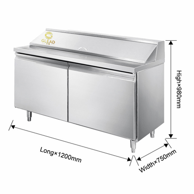 Secure Stable 390W Industrial Modular Refrigeration Unit 270L Plug-in para armários de pizza/armários de salada