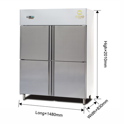 Equipamento de refrigeração industrial com arrefecimento por ar de capacidade de 600L com temperatura de -14 ~ 18 °C