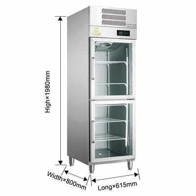 1200 Volumes Equipamento de refrigeração industrial com aquecedor de defogamento