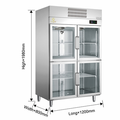 Unidade de refrigeração avançada de 220-240V com arrefecimento por ar para armários de exibição