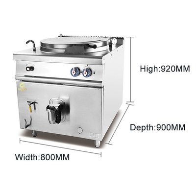 Equipamento de transformação comercial de carne com válvula de gás GLP/GNL