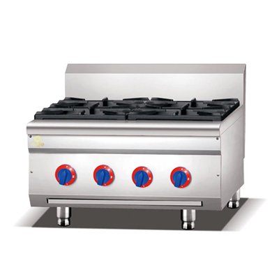 Controle de temperatura ajustável 24KW Máquina de cozinha a gás GL RS para restauração de cozinha