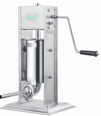 Enchedor de salsichas elétricas de aço inoxidável industrial 220V/50Hz com reabastecimento fácil