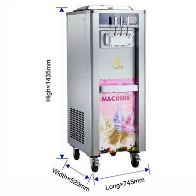Equipamento de refrigeração industrial com dupla coluna 360-460 xícaras/hora Pre-refrigeração Função de preservação noturna