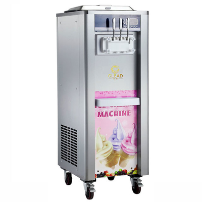 Máquina de gelado industrial de conservação noturna 360-460 xícaras/h 22-28kg/h Taxa de produção 220-240Vvoltagem